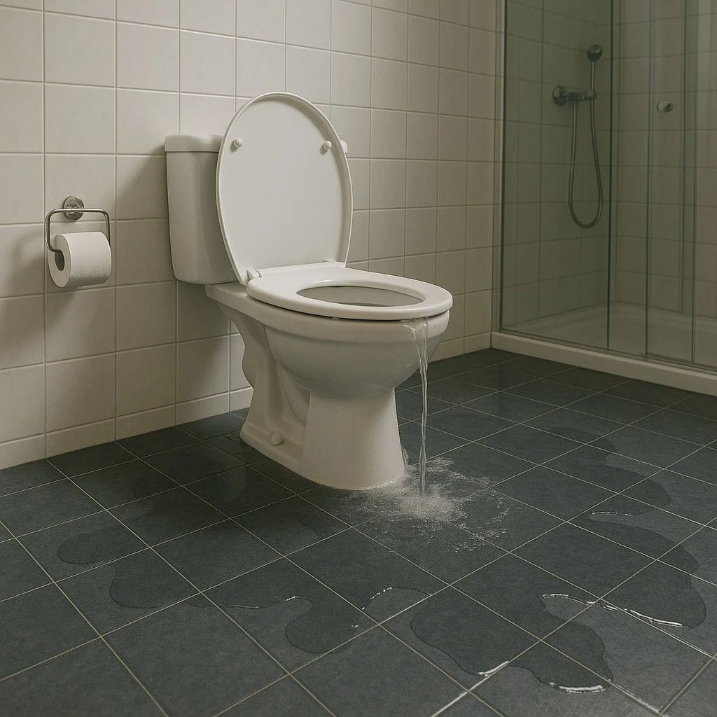 bagno allagato problema spurgo wc Torino